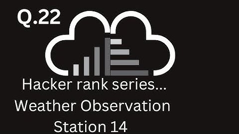 Hacker rank series... Weather Observation Station 14#mysql#sql #mysql