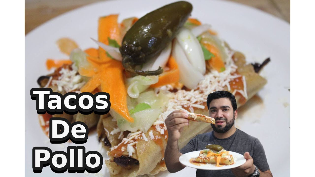 Tacos de Pollo estilo Catracho honduras cocina tacos youtube YouTube