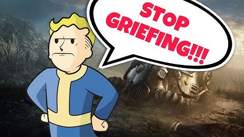 GRIEFING events as low level Troll character (Fallout 76 pvp)