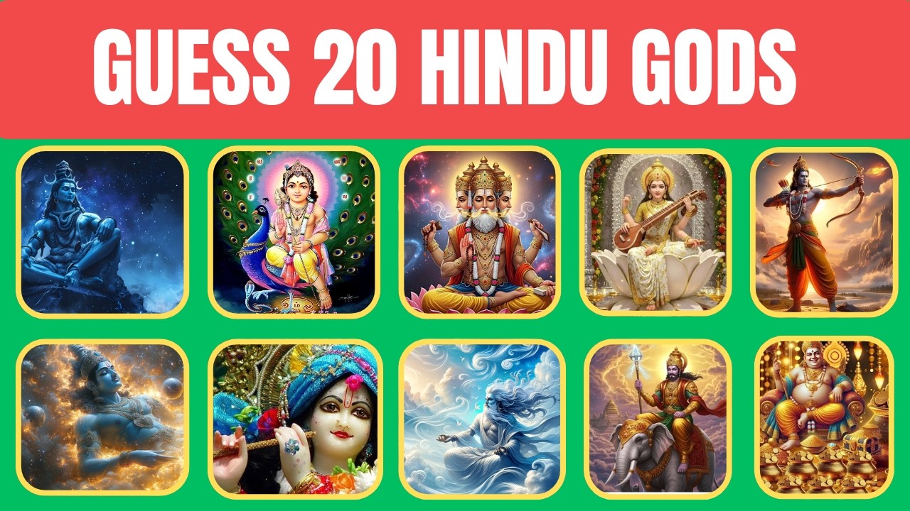 Guess The Hindu God in 3 Sec | Top 20 Gods | Quiz 2026