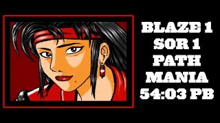Streets of rage: Remake - Speedrun - Mania - Blaze 1 - Sor 1 Path - 54:03 PB Streets of rage: Remake - Speedrun - Mania - Blaze 1 - Sor 1 Path - 54:03 PB