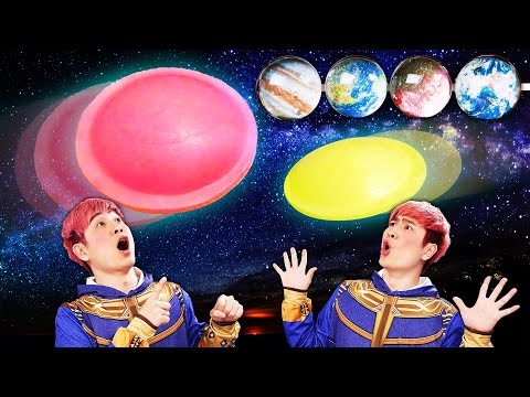 UFO Candy Mukbang 타노스 <strong>우주사탕</strong> Galaxy Candy 갤럭시 캔디 먹방 LuckyKangi 럭키강이
