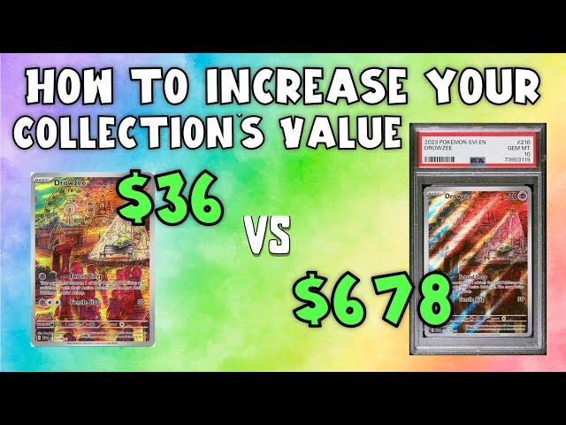 How to make your Pokmon cards worth more money. PSA Grading secrets -  YouTube