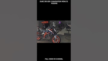 How to fix navigation missing issue on KTM DUKE 390 gen 3 2024 🔥 #ktm #gen3 #navigationmenu #390