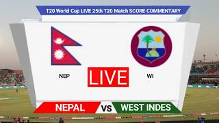 PTV SPORTS LIVE | NEP VS WI LIVE | NEPAL VS WEST INDES LIVE | T20 WORLD CUP LIVE SCORES COMMENTARY