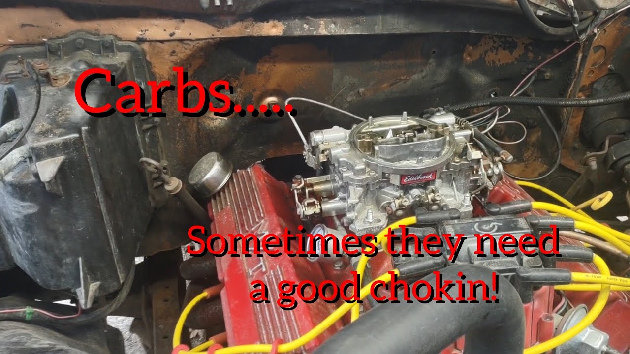 Edelbrock Manual Choke Install #ManualChoke #Carb #Edelbrock - YouTube