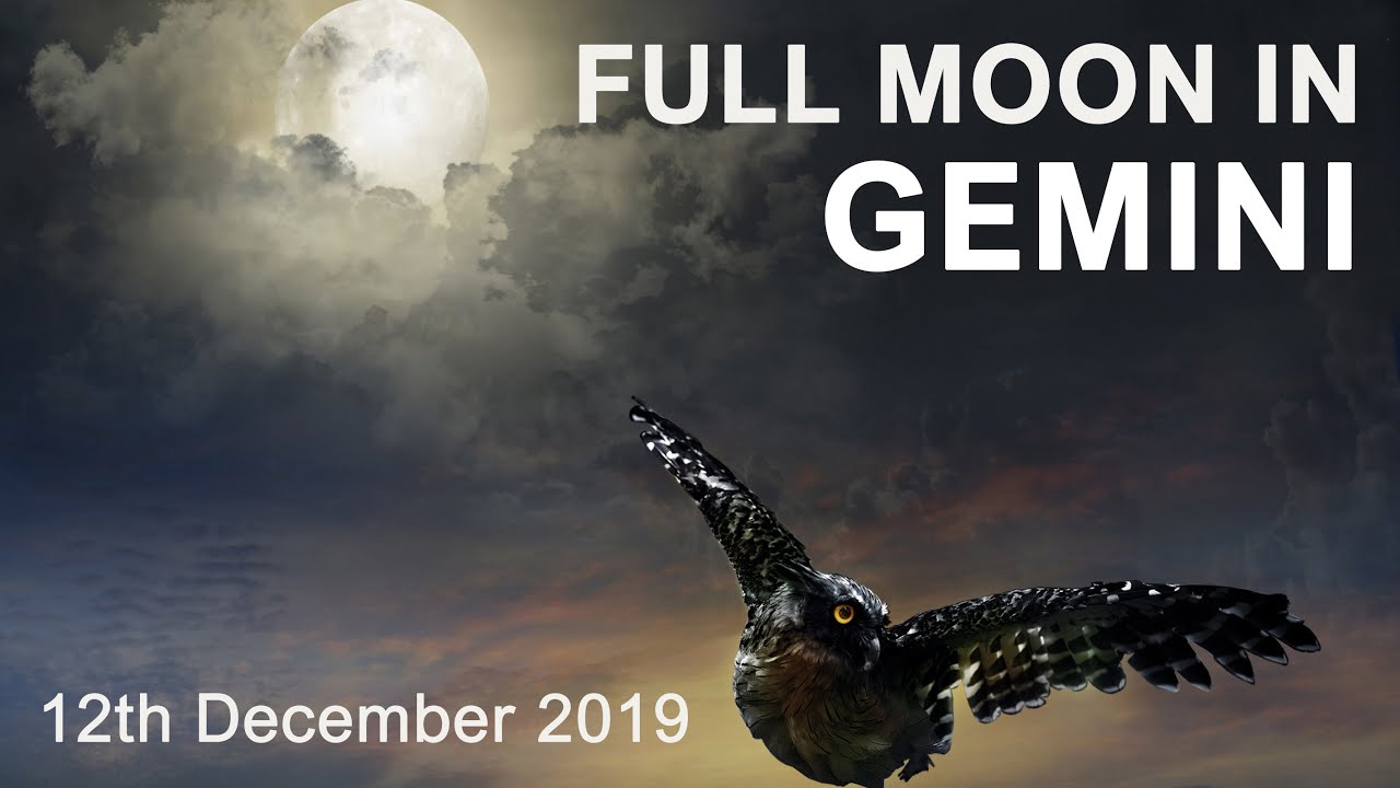 FULL MOON IN GEMINI - 12th December 2019 'THE BIG TEST' Daily Tarot ...