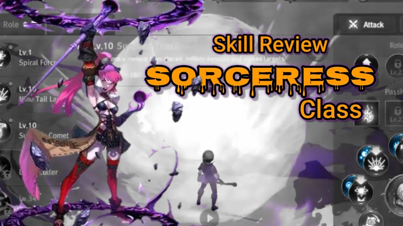 World of Dragon Nest "Sorcerer" SKILL REVIEW + PVP TEST