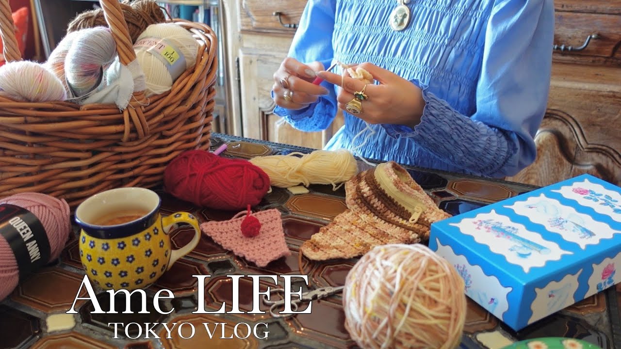 влог｜Представление купленных вещей и повседневная жизнь вязания крючком 🍰🌼｜Легкое вязание крючком｜