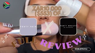 What I got for ZAR10 000 at the Arc Store Fenty Skin x Fenty Beauty REVIEW
