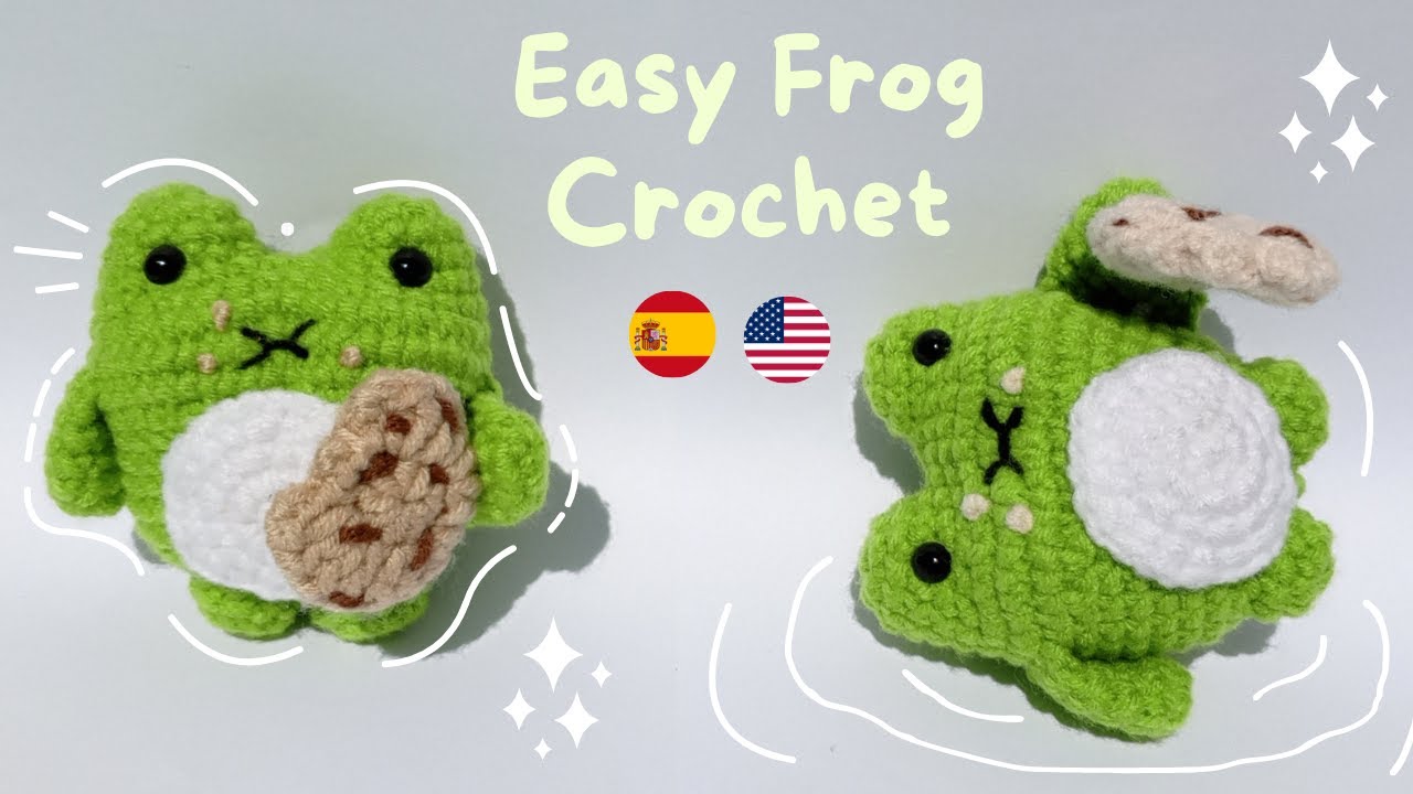 How to Crochet a Frog with a Cookie 🐸🍪 | Step by Step Amigurumi Tutorial