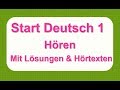 Start Deutsch 1 Hören | German Listening Exam Start Deutsch 1