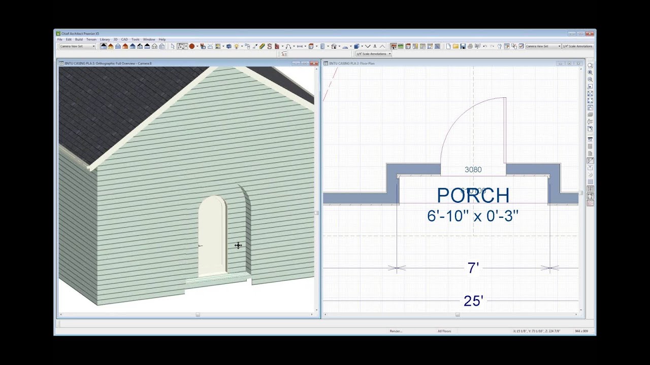 JINTU ARCH ENTRY PART 3  Chief Architect Videos by dsh