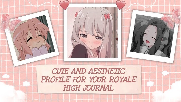 Aesthetic anime icon decal id (for your royale high journal