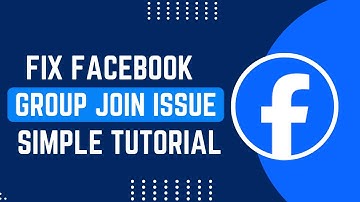 How To Fix Group Join Problem On Facebook App !