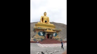 Buddha on top of hill. Like a Boss. #stok #Leh #Ladakh
