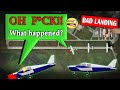 GEAR COLLAPSE   PROP STRIKE | Bad Landing at Ann Arbor Muni.