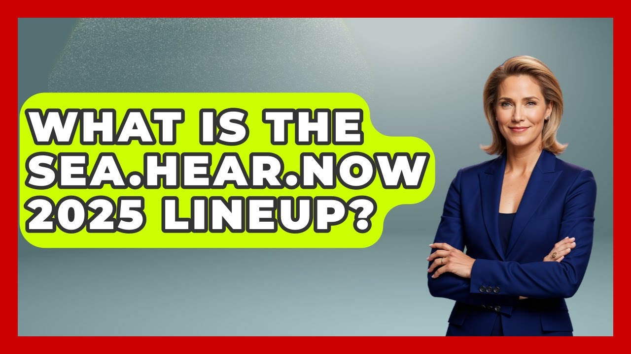 What Is the Sea.Hear.Now 2025 Lineup? | We Go To Festivals - YouTube