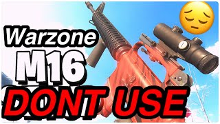 DON'T USE THE M16 IN WARZONE! (Cold War Warzone)
