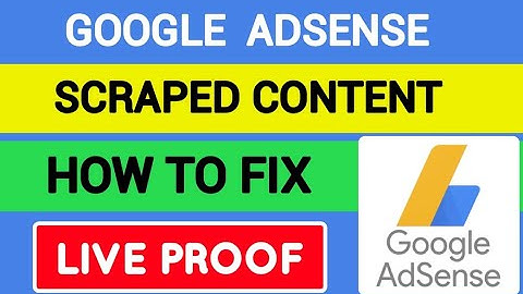 Fix Google Adsense Valuable Inventory Scraped Content - Live Proof
