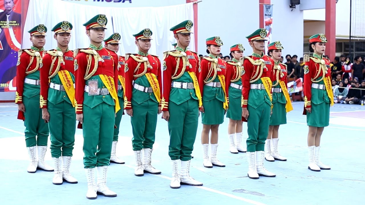 MERINDING! JUARA UTAMA 3 PASKIBRA PURNA SMKN 1 PURWAKARTA ( SAMUDJA ) LKBB APOERA GANAKTA  2023