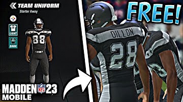 HOW TO CUSTOMIZE UNIFORMS! + GET A FREE STARTER UNIFORM) - Madden Mobile 23