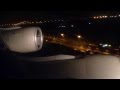 Etihad A340-600 Night Landing in Abu Dhabi