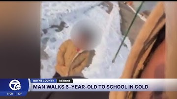 Good Samaritan walks girl to school after finding her alone in freezing weather