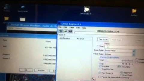 hack pinball 3D(scores)(cheat engine)