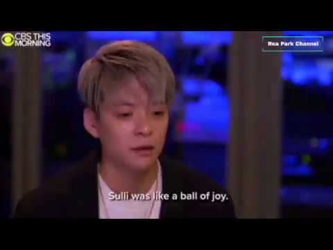 Amber talks about Sulli