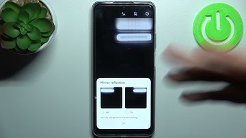 How to Turn Off the Front Camera Mirroring Effect on the HUAWEI Nova Y90 - Mirror Reflection
