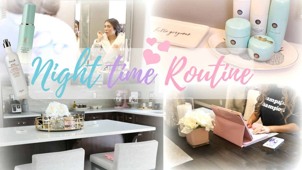 MY NIGHT TIME ROUTINE 2018!🌃💕 -SLMissGlam🌟💕