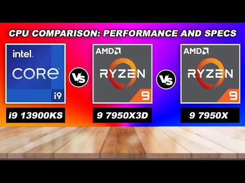 Ryzen 9 7950X3D vs Ryzen 9 7950X vs Intel Core i9 13900KS