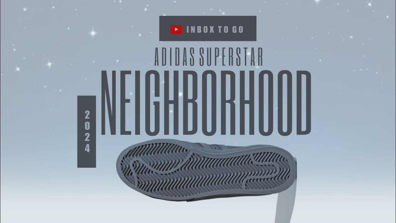 NEIGHBORHOOD x Adidas Superstar CEMENT GREY 2024 DETAILED LOOK + 