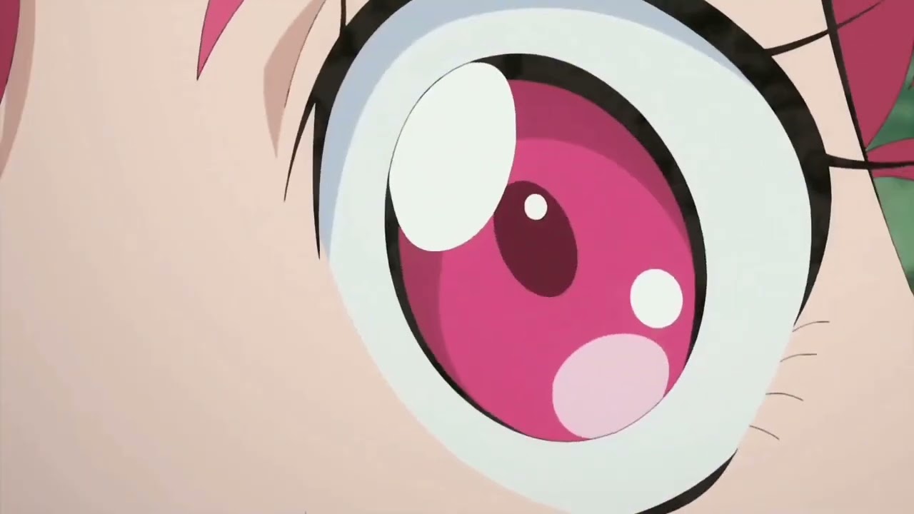 Anime female eye close up zoom reflection 4