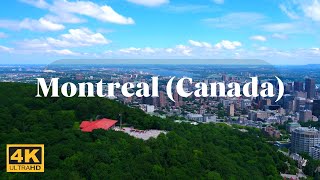 World travel, Aerial view of Montreal (Canada) 4k video