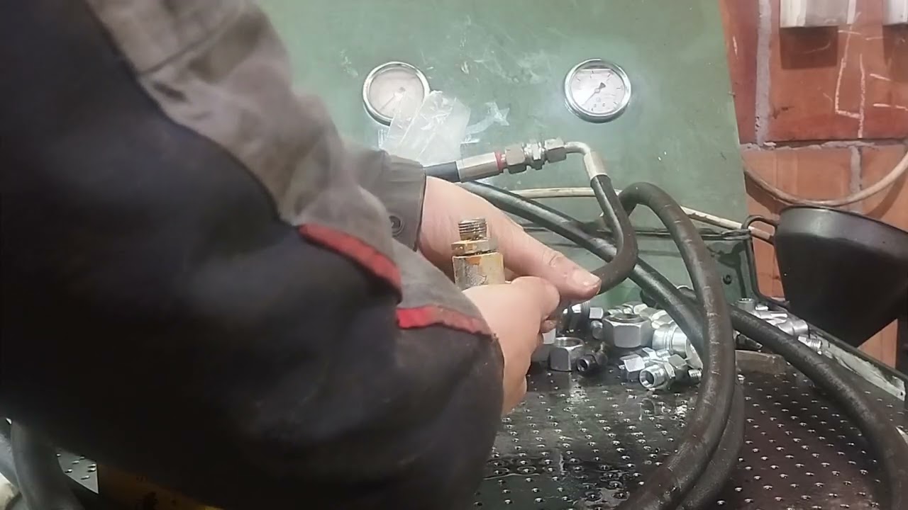 Sastavljamje hidrauličnog ventila i kontrola 