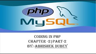 CODING IN PHP|PART2