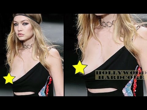 OMG! Gigi Hadid Suffers Unfortunate NIP SLIP At Fashion Week | Embarrassing Wardrobe Malfunction