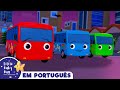 As rodas do ônibus de Halloween | Canções para crianças | Little Baby Bum em Português