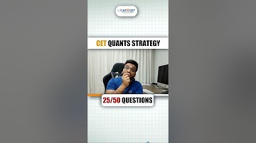 CET Quants Strategy | Preparation Plan | Syllabus | MBA CET 2023