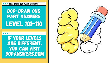 DOP Answers | Draw One Part Level 101-110