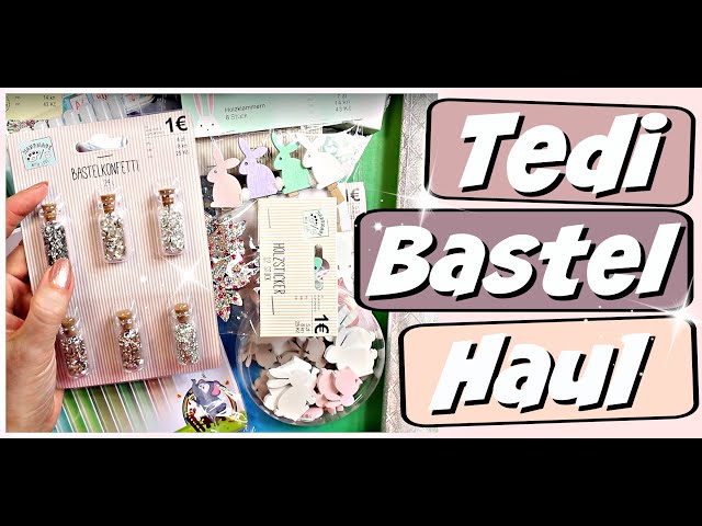 TEDI Haul Video 2020 - Craft Supplies for DIY Paper Craft Ideas - 9999 Things