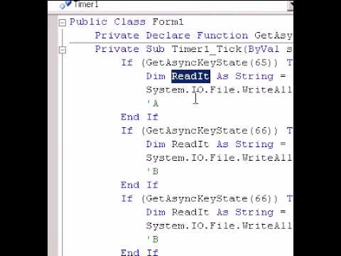 VB.NET - How Exactly To Detect Keypress and do something about it - Tutorial