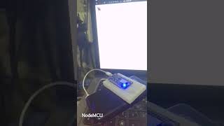 Basic Wi-fi control with NodeMCU, as directed by the Arduino Project Hub.