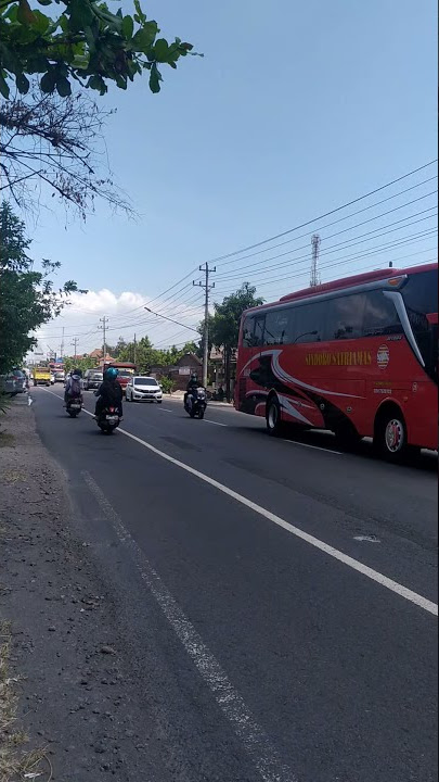 story wa bus sindoro satriamas live nguter sukoharjo