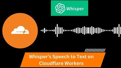 Run OpenAI’s Whisper on Cloudflare for Free using Workers AI [Speech to Text]