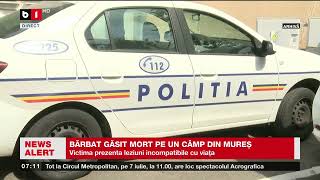 Bărbat Găsit Pe Un Câmp Din Mureș. Știri B1Tv_11 Mai 2024