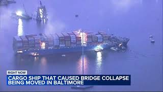 Ship that caused fatal Baltimore bridge collapse travels back to port