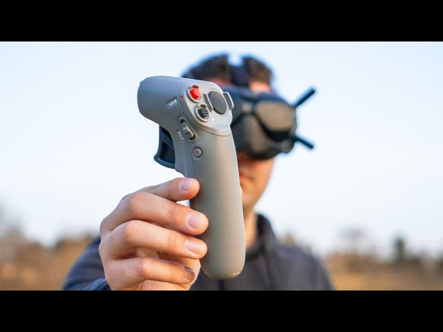 DJI FPV Drone Motion Controller Full Flight & Impressions - YouTube